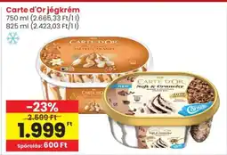 Interspar CARTE D'OR Jégkrém ajánlat