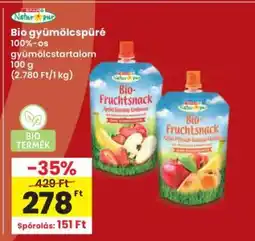 Interspar Bio gyümölcspüré ajánlat