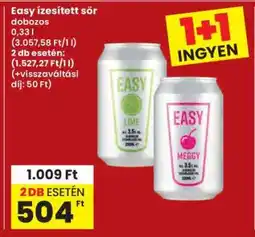 Interspar Easy ízesített sör ajánlat
