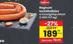 Interspar Regnum lecsókolbász ajánlat