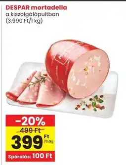 Interspar DESPAR mortadella ajánlat