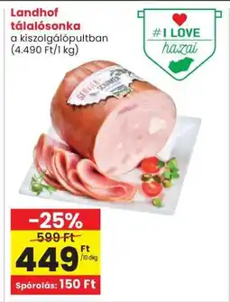 Interspar Landhof tálalósonka ajánlat