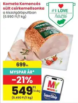 Interspar Kometa Kemencés sült csirkemellsonka ajánlat