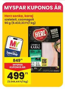 Interspar Herz sonka, karaj ajánlat