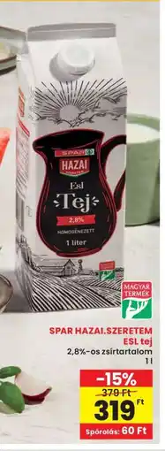 Interspar SPAR HAZAI.SZERETEM ESL tej ajánlat