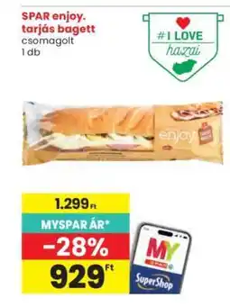 Interspar SPAR enjoy. tarjás bagett ajánlat