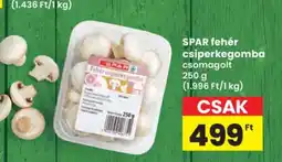 Interspar SPAR fehér csiperkegomba ajánlat