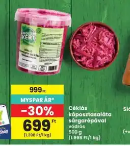 Interspar Céklás káposztasaláta sárgarépával ajánlat