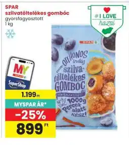 Interspar SPAR szilvatöltelékes gombóc ajánlat