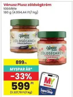 Interspar VÉNUSZ PLUSZ Zöldségkrém ajánlat