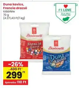 Interspar Duna kavics, Francia drazsé ajánlat