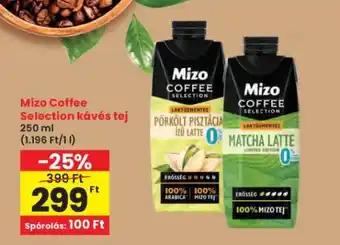 Interspar Mizo Coffee Selection kávés tej ajánlat
