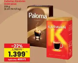 Interspar Paloma, Karaván őrölt kávé ajánlat