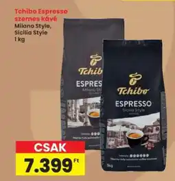 Interspar TCHIBO Espresso szemes kávé ajánlat