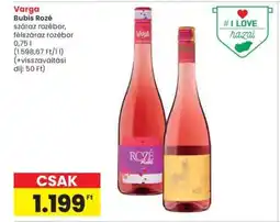 Interspar Varga Bubis Rozé ajánlat