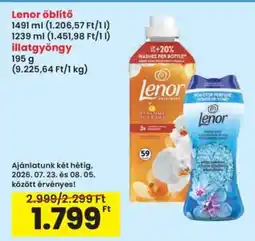 Interspar LENOR Öblítő ajánlat