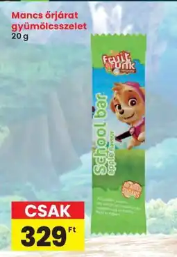 Interspar Mancs őrjárat gyümölcsszelet ajánlat