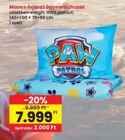 Interspar Mancs őrjárat ágyneműhuzat ajánlat