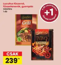 Interspar Lucullus fűszersó, fűszerkeverék, gyorspác ajánlat
