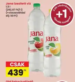 Interspar Jana ízesített víz ajánlat