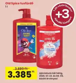 Interspar OLD SPICE Tusfürdő ajánlat