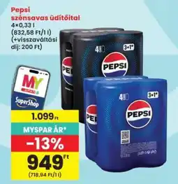 Interspar Pepsi szénsavas üdítőital ajánlat