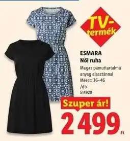 Lidl ESMARA ajánlat