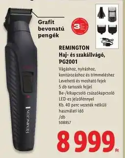 Lidl REMINGTON Haj- és szakállvágó, PG2001 ajánlat