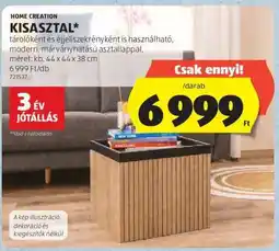 ALDI Home Creation Kisasztal ajánlat