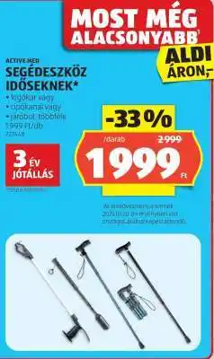 ALDI ACTIVE MED SEGÉDESZKÖZ IDŐSEKNEK ajánlat