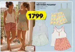 ALDI UP2FASHION WOMEN NŐI NYÁRI PIZSAMA ajánlat