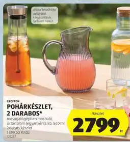 ALDI CROFTON POHÁRKÉSZLET, 2 DARABOS ajánlat