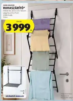 ALDI HOME CREATION RUHASZÁRÍTÓ ajánlat
