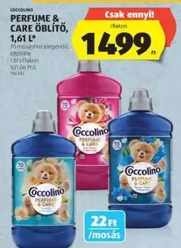 ALDI Coccolino Perfume & Care Öblítő, 1,61 L ajánlat