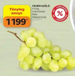 Auchan Fehér szőlő ajánlat
