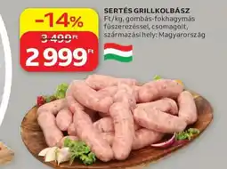 Auchan Sertés grillkolbász ajánlat