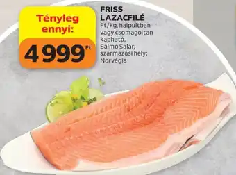 Auchan Friss lazacfilé ajánlat