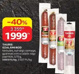 Auchan Tauris szalámi rúd ajánlat