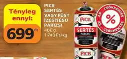 Auchan Pick sertés vagy füst i̇zesítésű párizsi ajánlat