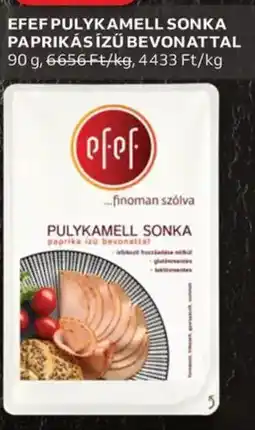 Auchan Efef pulykamell sonka paprikás ízű bevonattal ajánlat