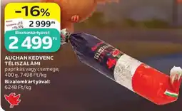 Auchan Auchan kedvenc téliszalámi ajánlat