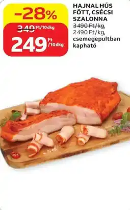 Auchan Hajnal hús fött, csécsi szalonna ajánlat