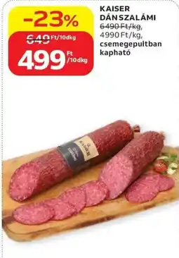Auchan Kaiser dánszalámi ajánlat