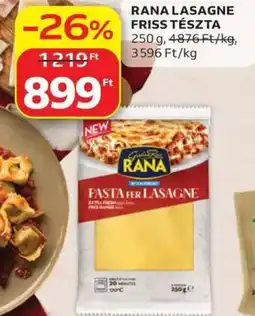 Auchan Rana lasagne friss tészta ajánlat