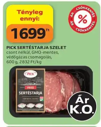 Auchan Pick sertéstarja szelet ajánlat