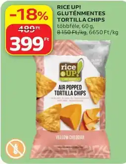 Auchan Rice up! gluténmentes tortilla chips ajánlat