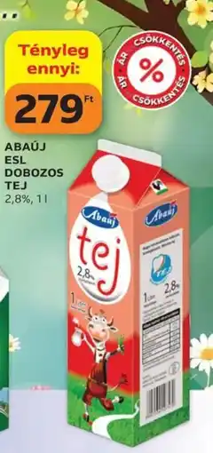 Auchan Abaúj esl dobozos tej ajánlat