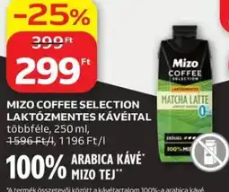 Auchan Mizo coffee selection laktózmentes kávéital ajánlat
