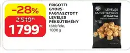 Auchan Frigotti gyors- fagyasztott leveles péksütemény ajánlat