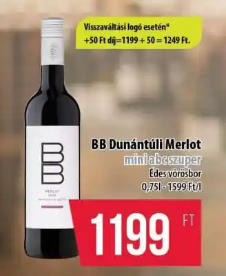 BB Dunántúli Merlot